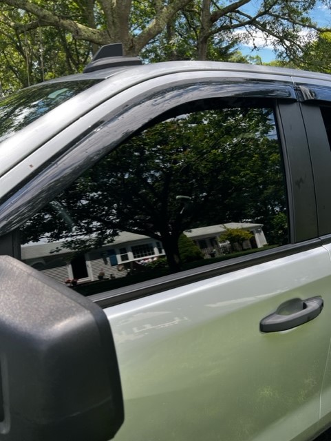 Closeup on a Tinted Window